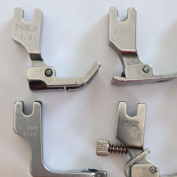 Industrial Needle Feed Sewing Machine Zipper Foot Set 25 Different + Storage Box - Picture 6 of 15